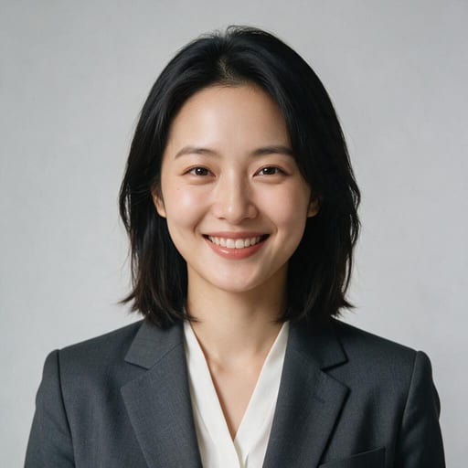 AI 生成的证件照示例